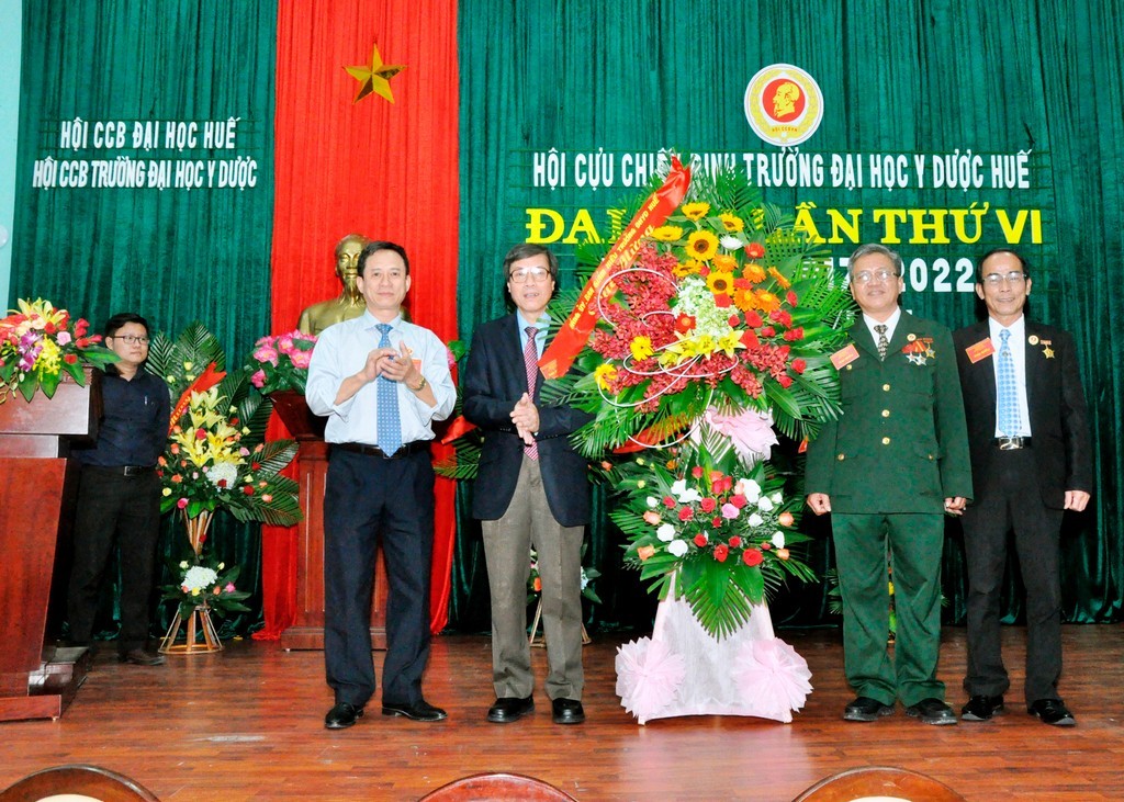 Đại hội Hội Cựu chiến binh Trường Đại học Y Dược Huế lần thứ VI nhiệm kỳ 2017-2022