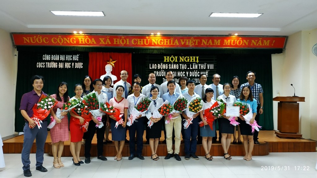 Công đoàn Trường Đại học Y Dược Huế tổ chức  “Hội nghị lao động sáng tạo” Lần thứ VIII, năm 2019