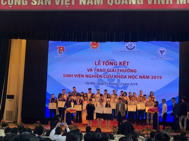 Đề tài sinh viên đạt giải Ba tại Giải thưởng sinh viên nghiên cứu khoa học năm 2019