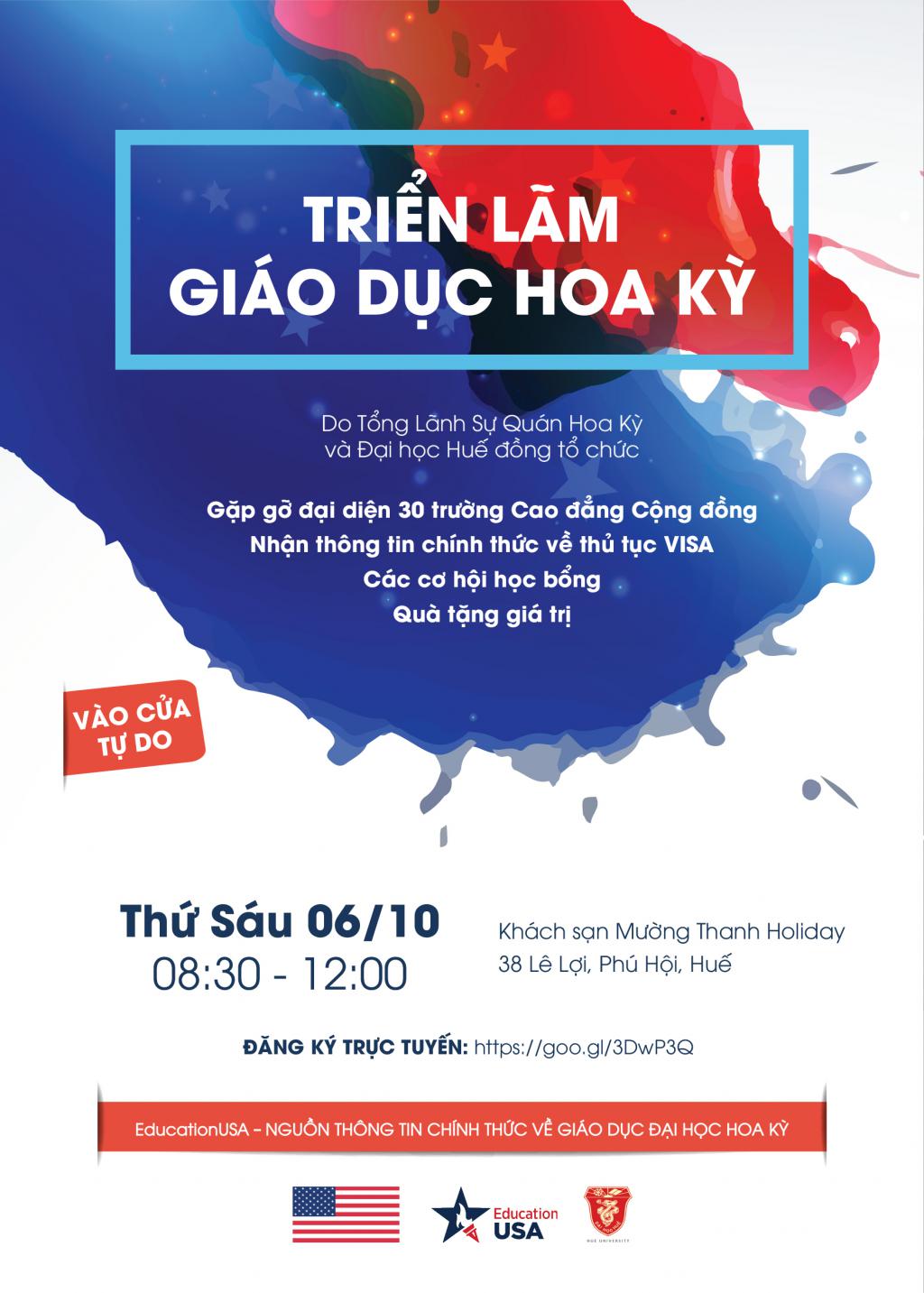 Thông báo Triển lãm giáo dục Hoa Kỳ 2017