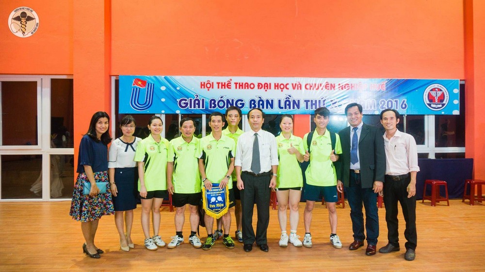 Đoàn Đại học Y Dược Huế tham gia giải bóng bàn hội thể thao ĐH và CN Huế lần thứ 10